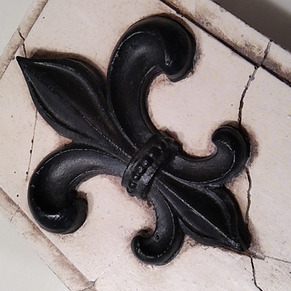 Sid Dickens T-26 "Fleur-De-Lis" Memory Block wall tile *Rare & Retired* - Picture 7 of 8